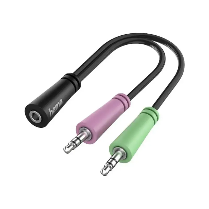 Hama adapter 2 x 3,5'' 3-pin na 3,5'' 4-pin M-F