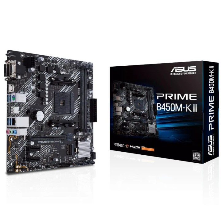 Asus matična ploča AMD B450M-K II AM4