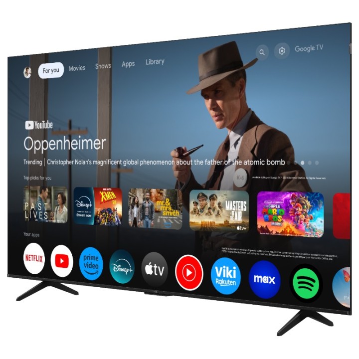 TCL TV  75P7K QLED 75'' 4K UHD, Google TV