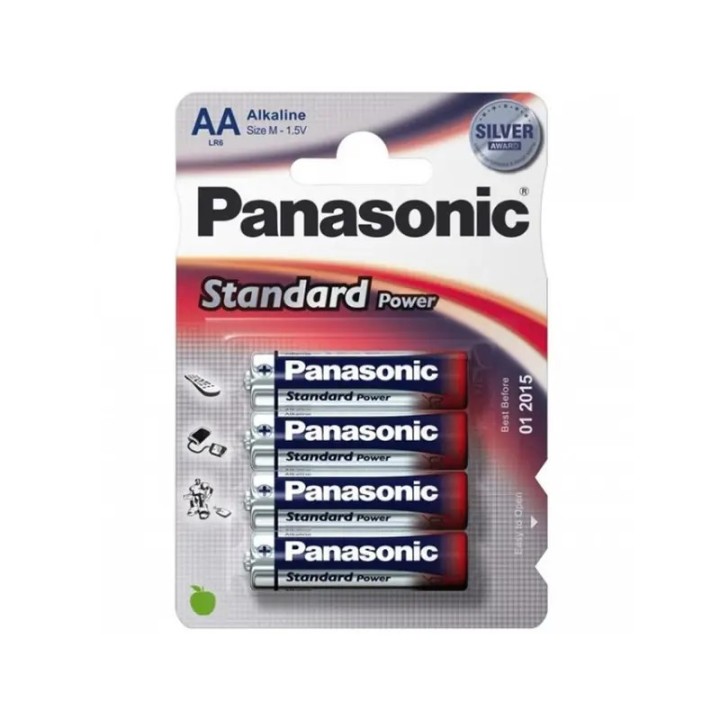 Panasonic baterije AA LR6SPS/4BP Alakline Standard Power 4/1