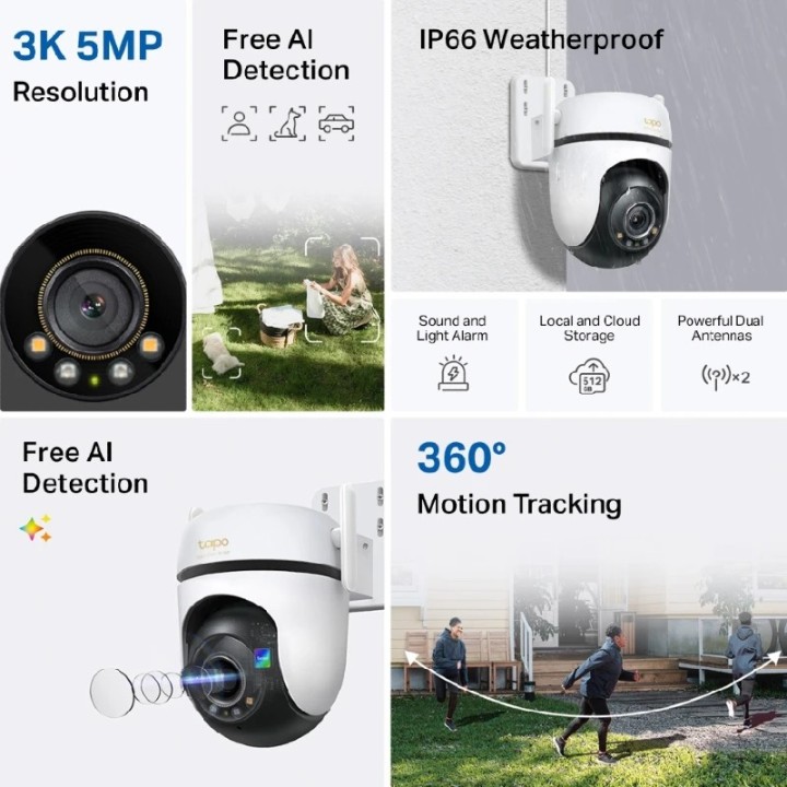 TP-Link C530WS Outdoor Security Wi-Fi kamera