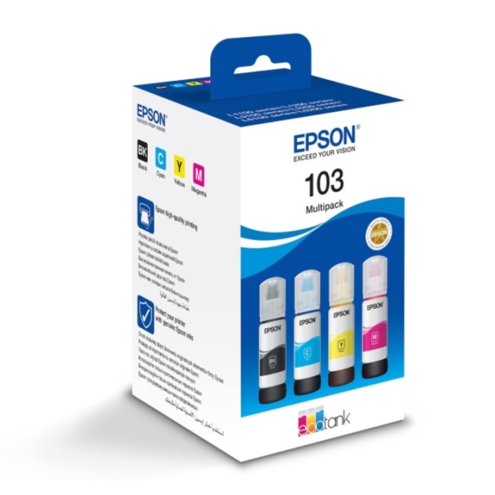 Epson tinta EcoTank 4-color (c13t00s64a)