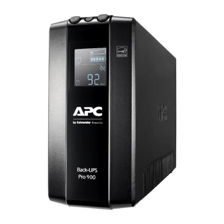 APC Back-UPS Pro, 900VA/540W, Tower, 230V, 6x IEC C13 outlets, AVR, LCD, User Replaceable Battery