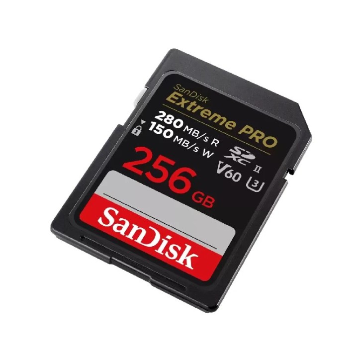 Sandisk SDXC Extreme Pro 256GB 280MB/s UHS-II V60