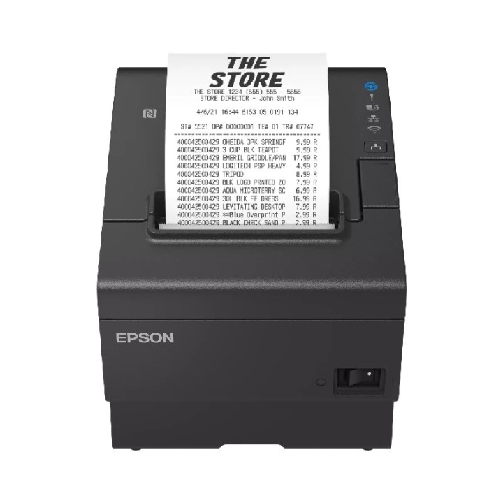 Epson TM-T88VII-112, POS printer, crni
