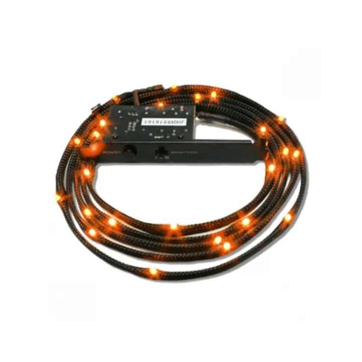 NZXT Sleeved LED Kit 1m oranž