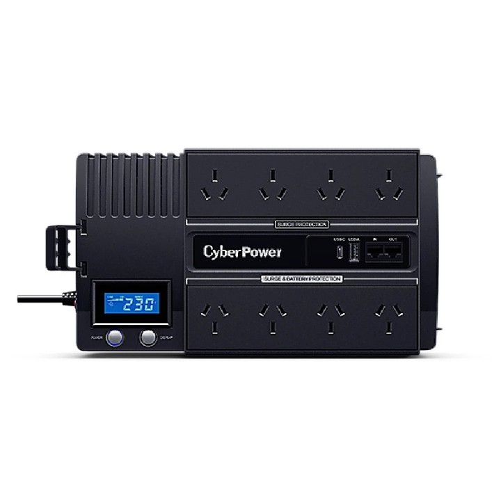 CyberPower UPS 700VA/420W BR700ELCD, line-int., brick, šuko