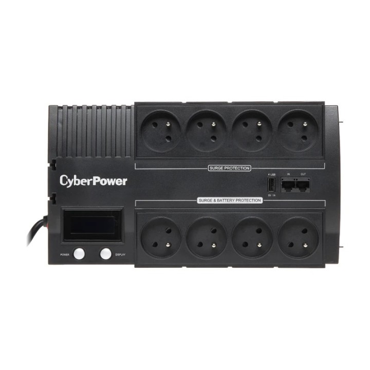 CyberPower UPS 700VA/420W BR700ELCD, line-int., brick, šuko