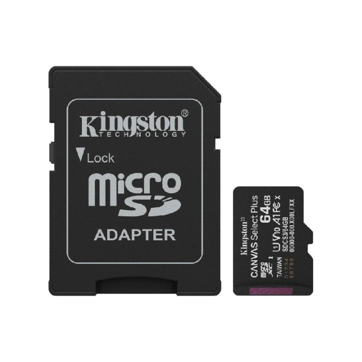 Kingston MC MicroSD 64GB UHS-I U3, SDCS3/64GB