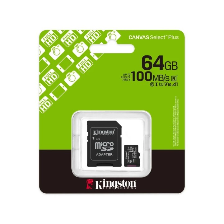 Kingston MC MicroSD 64GB UHS-I U3, SDCS3/64GB