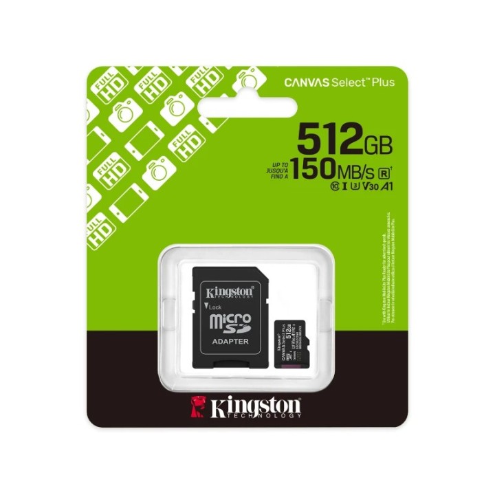 Kingston MC MicroSD 512GB UHS-I U3, SDCS3/512GB