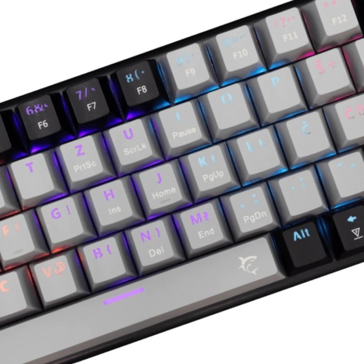 White shark gaming tastatura Wakizashi-2 mehanička red SW sivo-crna