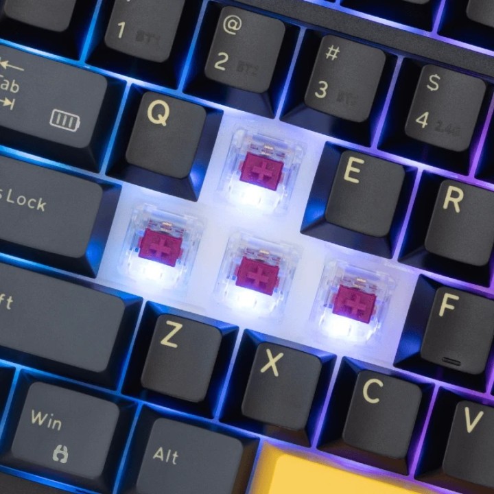 White shark gaming tastatura Excalibur mehanička red SW US crna