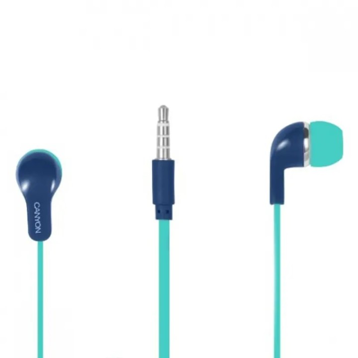 Canyon slušalice s mikrofonom CNS-CEPM02GBL plavo zelene