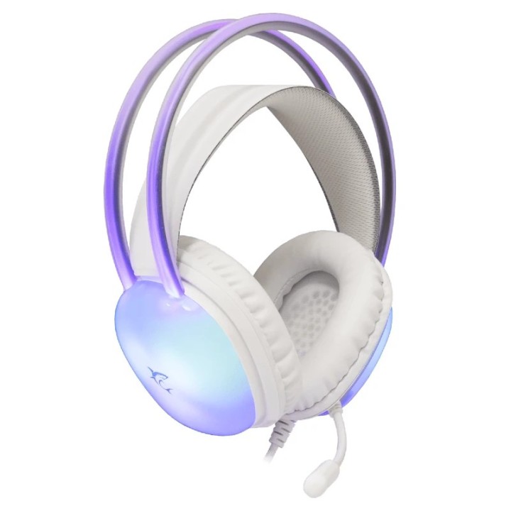 White shark slušalice Peacock-2 bijele