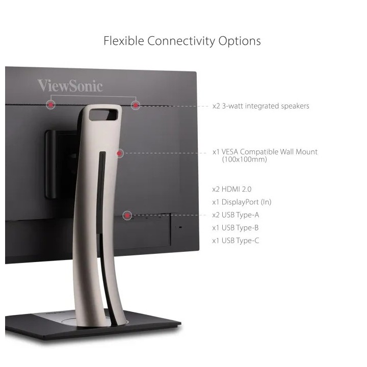 ViewSonic monitor VP3256-4K – 3K2″ 4