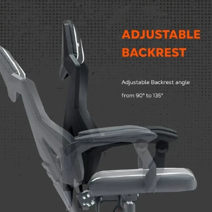 CANYON gaming stolica Flow MCH01 Mesh crno-narandžasta