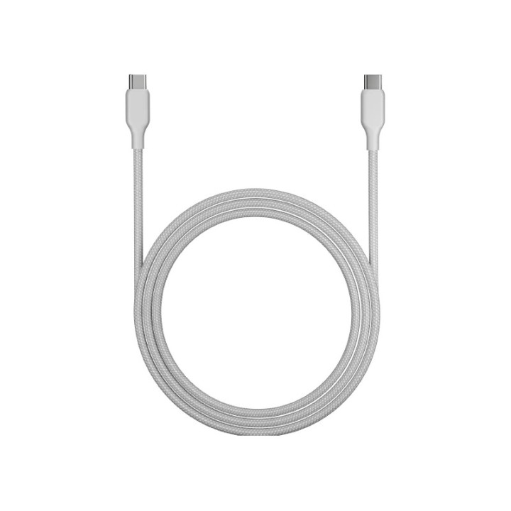 Gigatech kabal za punjenje XZ340 1m 60W Type C srebrni