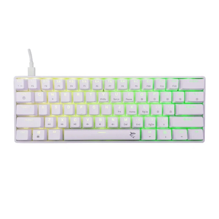White shark gaming tastatura Shinobi mehanička Brown SW US Bijela