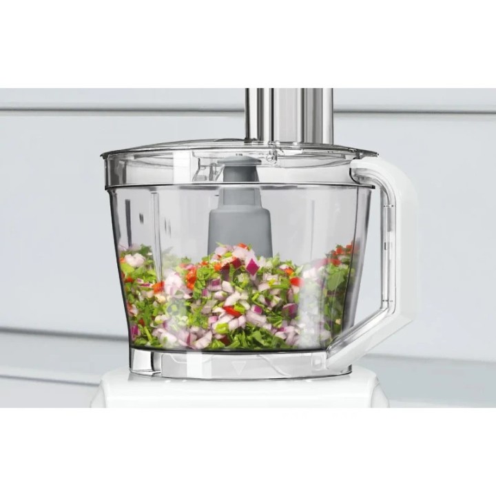 Bosch multipraktik MC812W620, 3.9L posuda, blender, sjeckalica, cijedilo, bijeli