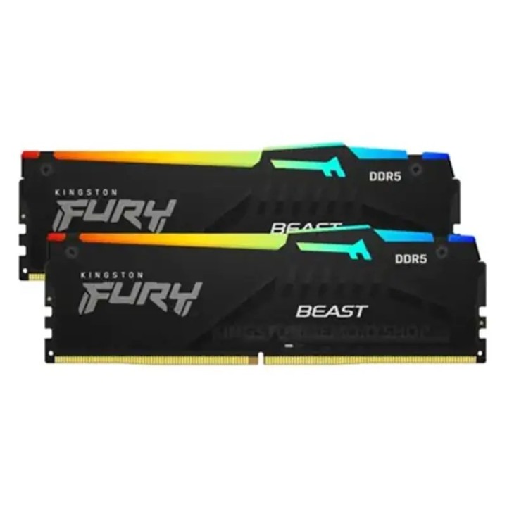 RAM Memorija Kingston Fury Beast RGB 64GB (2x32GB) 5600MHz