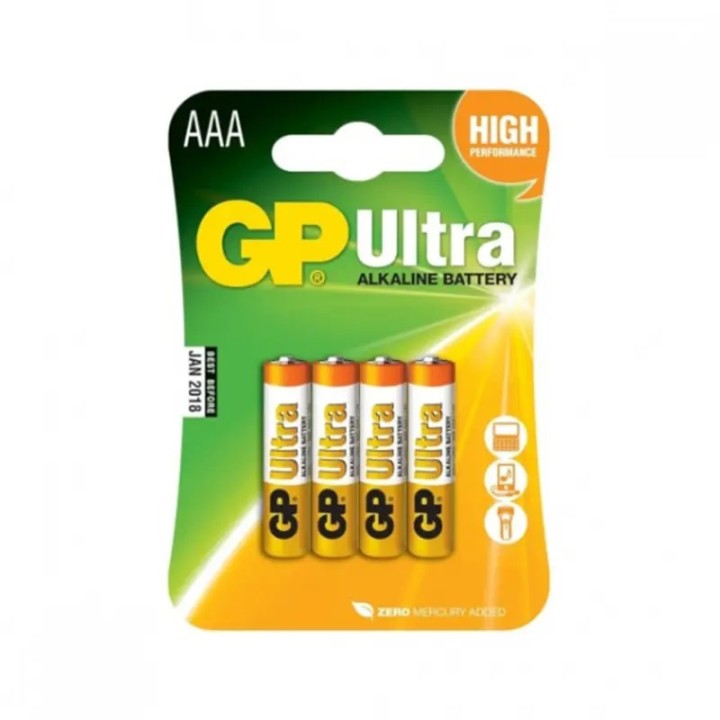 Baterija GP AAA 1,5V Ultra blister 4/1 B1911