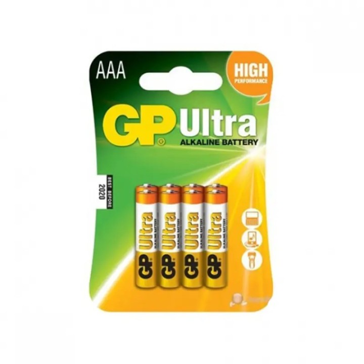 Baterija GP AAA 1,5V Ultra blister 6+2 B19118 GP24AU-2U8