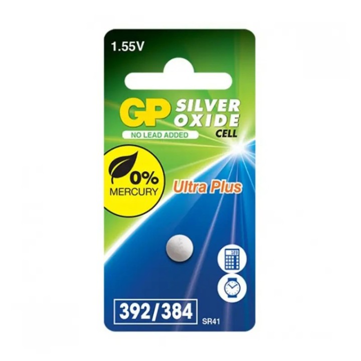 Baterija GP dugmasta 392F 1,55V srebreno oksidna 1 kom B3392F