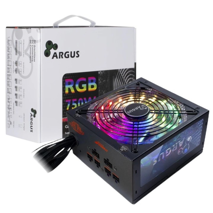 Inter-Tech napojna jedinica Argus RGB-750CM II, 750W 80+ Gold