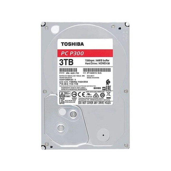 Toshiba HDD 3TB HDWD130UZSVA, 3,5 SATA3