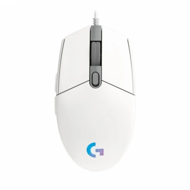 Logitech miš gaming G203 LIGHTSYNC bijeli