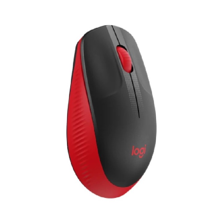 Logitech miš M190 wireless crno/crveni