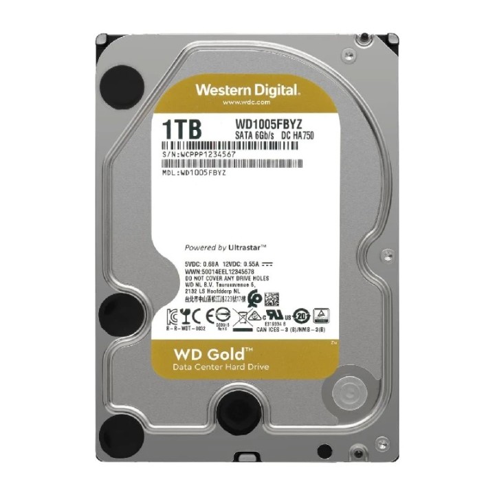 WD Gold Enterprise 1TB WD1005FBYZ 3,5 SATA3