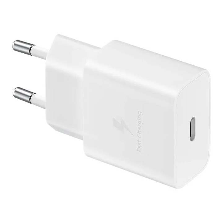 Samsung punjač 15W brzo punjenje USB-C, bijeli (kabal nije uključen)