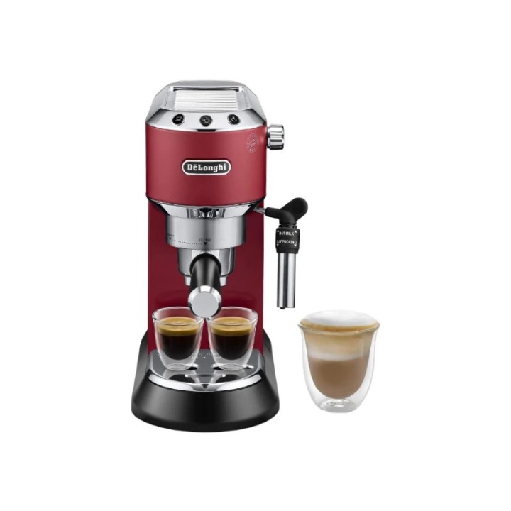 De’Longhi Dedica EC685– espresso aparat za kafu, crveni