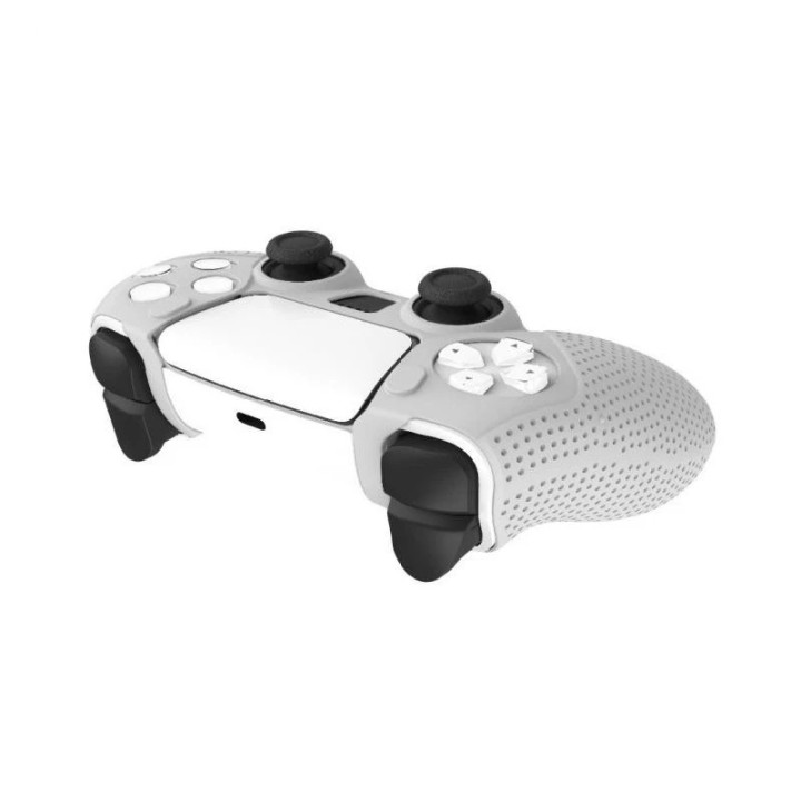 White Shark silicone case kontrolera za PS5 bijeli PS-541