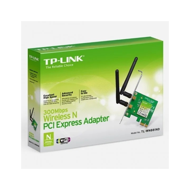TP-Link TL-WN881ND Wireless N PCIE adapter