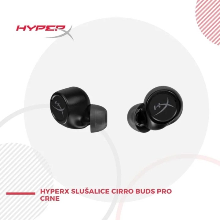 HyperX Slušalice Cirro Buds Pro Crne