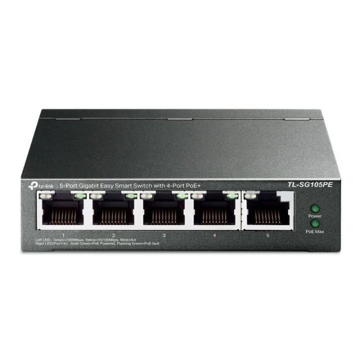 TP-LINK TL-SG105PE 5-Port Gigabit Smart Switch