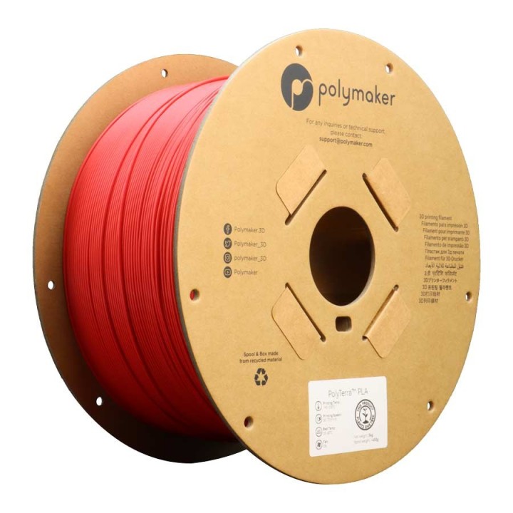 POLYMAKER POLYTERRA PLA Crvena