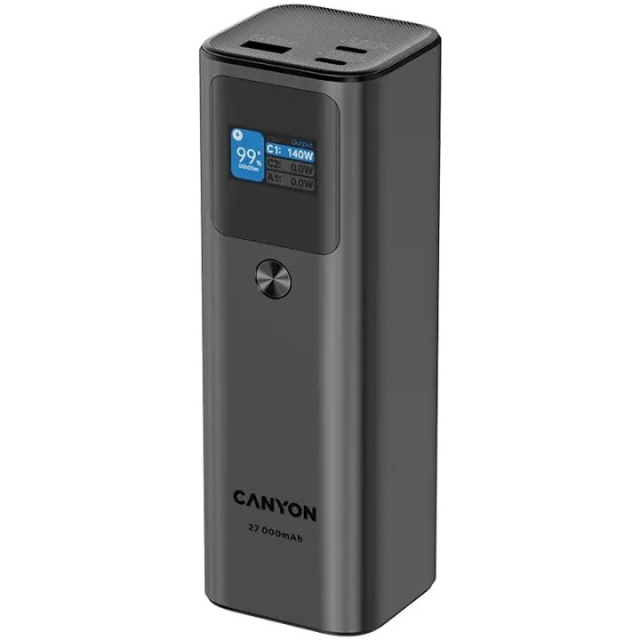 Canyon powerbank CNE-CPB2010DG 27.000mAh tamo sivi