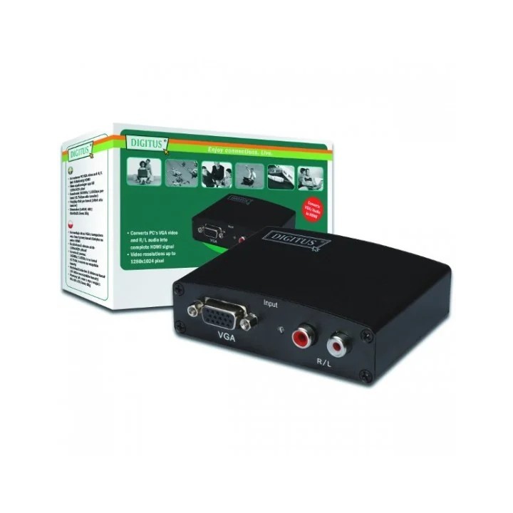 Digitus konverter DS-40130 VGA-Audio to HDMI