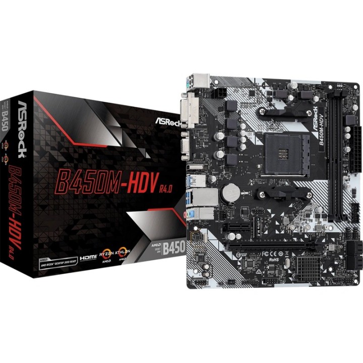Matična ploča AMD Asrock B450M-HDV AM4