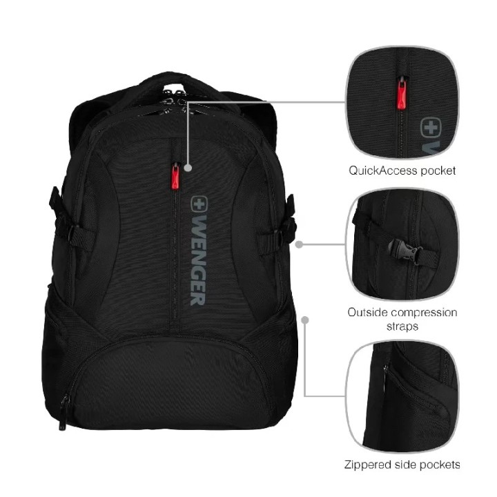 Wenger ICONS ruksak za laptop 15,6'' crni