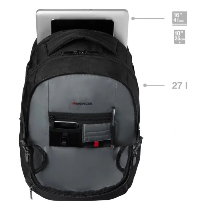 Wenger ICONS ruksak za laptop 15,6'' crni