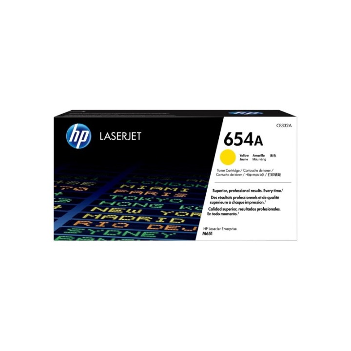 HP toner CF332A (654A) Yellow