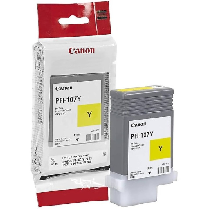 Canon tinta PFI-107 Y (yellow)