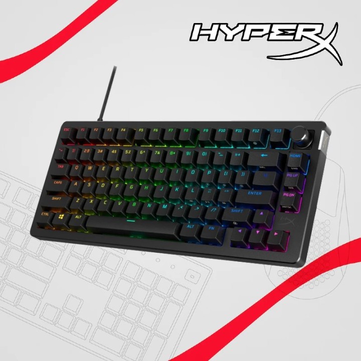 HyperX Alloy Rise 75 mehanička gaming tastatura HX crvena (US layout)