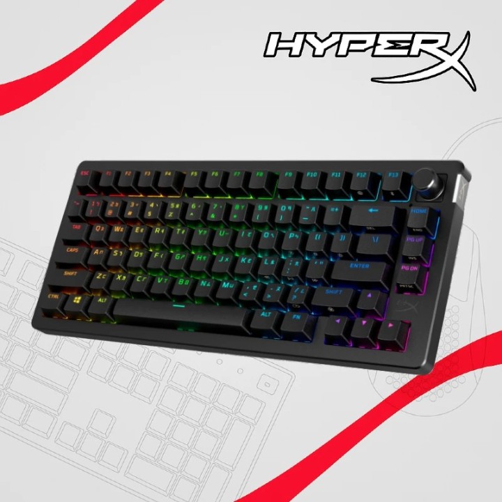 HyperX Alloy Rise 75 Wireless gaming tastatura