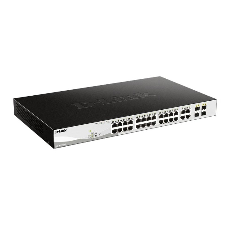 D-Link switch 24-portni gigabit PoE web managed, DGS-1210-28P